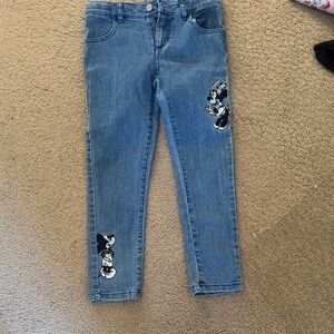 Kids Disney, Mini and Mickey embroider jeans